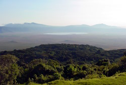 View across Ngorongoro Crater, Tanzania